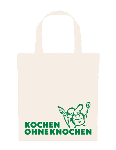 Kochen ohne Knochen-Logo-Tasche