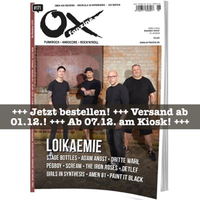 LOIKAEMIE-Titelstory im kommenden Ox #171