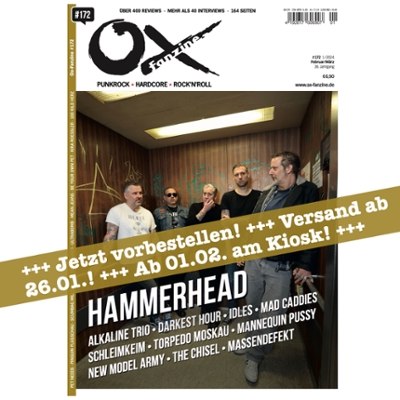 HAMMERHEAD-Titelstory im kommenden Ox #172