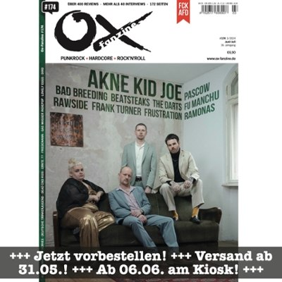 Jetzt vorbestellen: Ox #174 mit AKNE KID JOE Titelstory