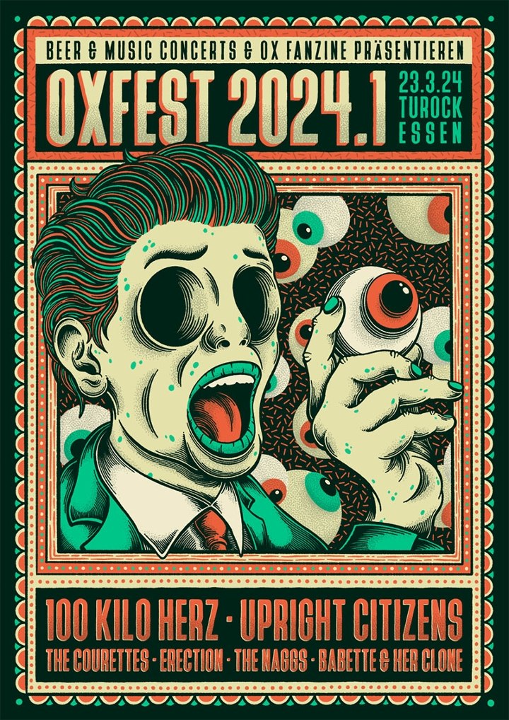 und so sieht das Artwork der Poster für das OxFest 2024 aus