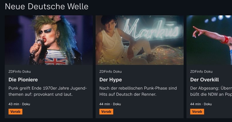 NDW-Doku bei ZDFinfo